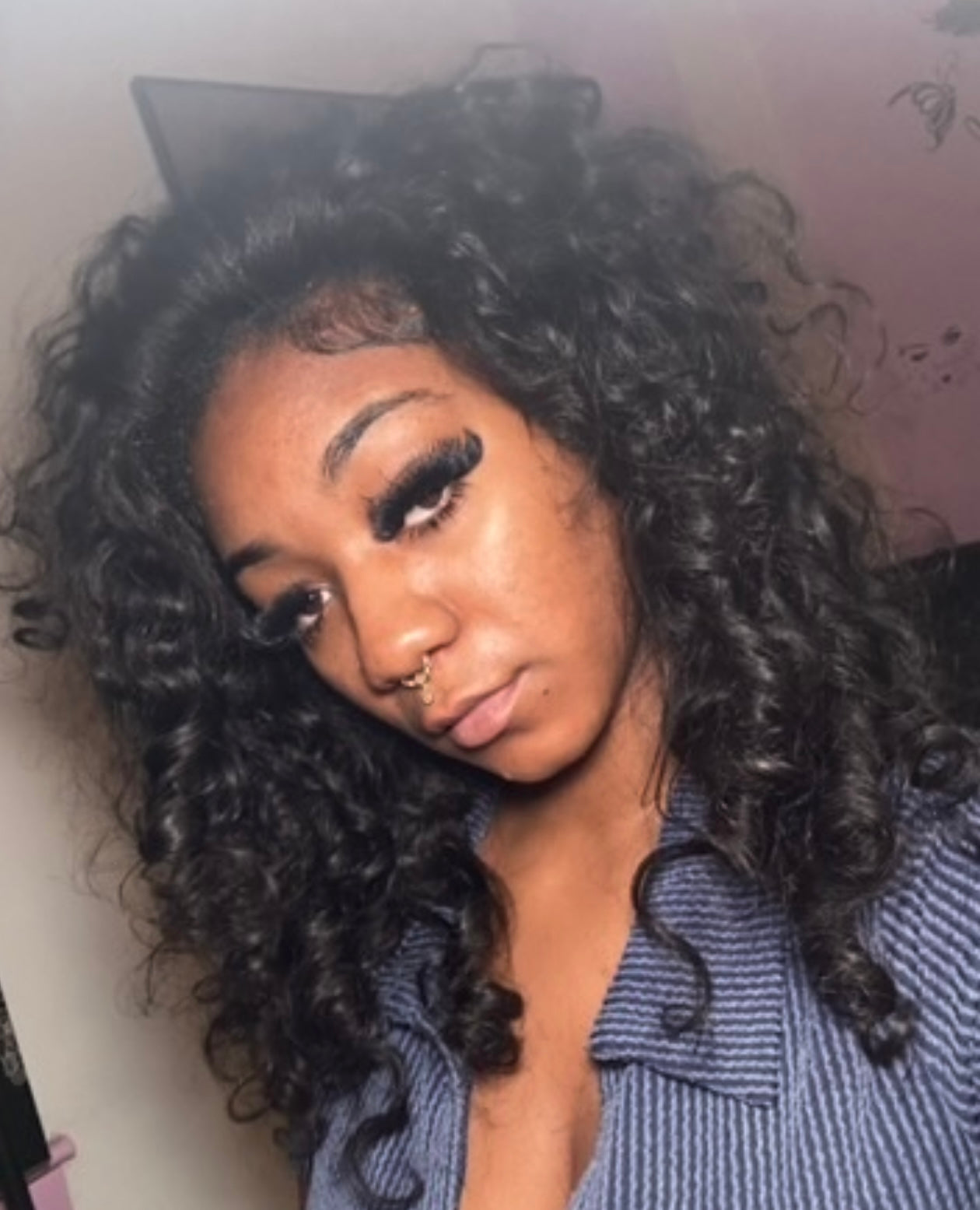 The “Taniya Curl” flip over unit-Luxury Long-Lasting Wig