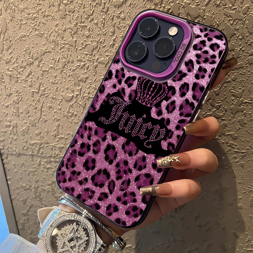 J-JuicysS Couture Phone Case For IPhone 17 16E 16 15 14 13 12 11 Pro Max 17 Air Plus Anti Fall Matte Back Shockproof Hard Cases