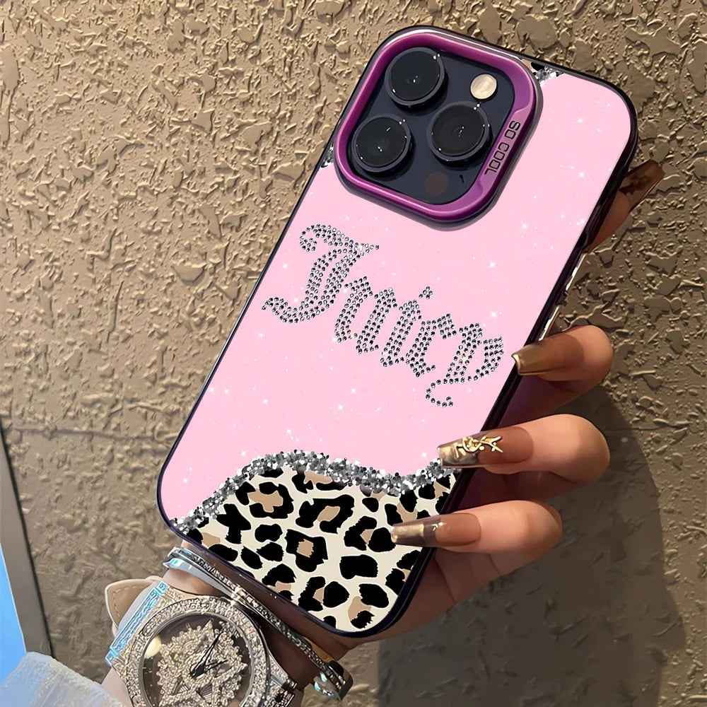 J-JuicysS Couture Phone Case For IPhone 17 16E 16 15 14 13 12 11 Pro Max 17 Air Plus Anti Fall Matte Back Shockproof Hard Cases