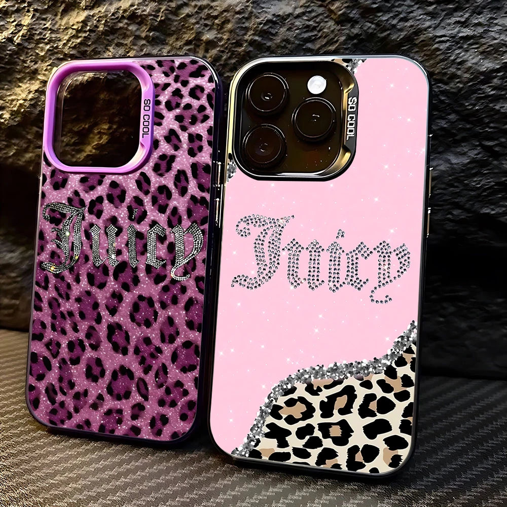 J-JuicysS Couture Phone Case For IPhone 17 16E 16 15 14 13 12 11 Pro Max 17 Air Plus Anti Fall Matte Back Shockproof Hard Cases