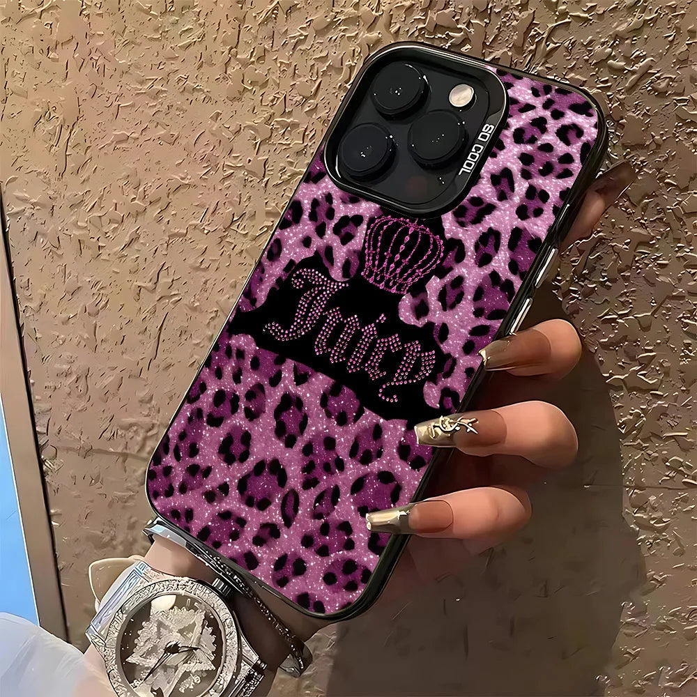 J-JuicysS Couture Phone Case For IPhone 17 16E 16 15 14 13 12 11 Pro Max 17 Air Plus Anti Fall Matte Back Shockproof Hard Cases