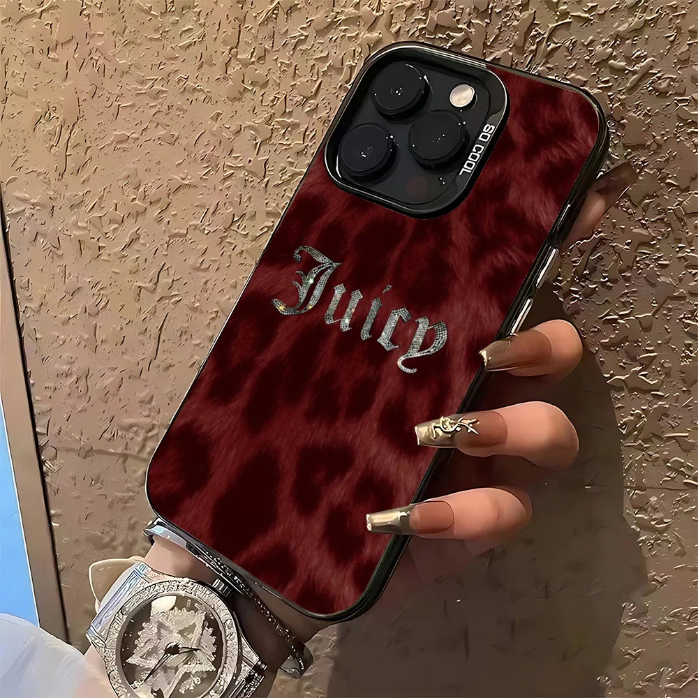 J-JuicysS Couture Phone Case For IPhone 17 16E 16 15 14 13 12 11 Pro Max 17 Air Plus Anti Fall Matte Back Shockproof Hard Cases