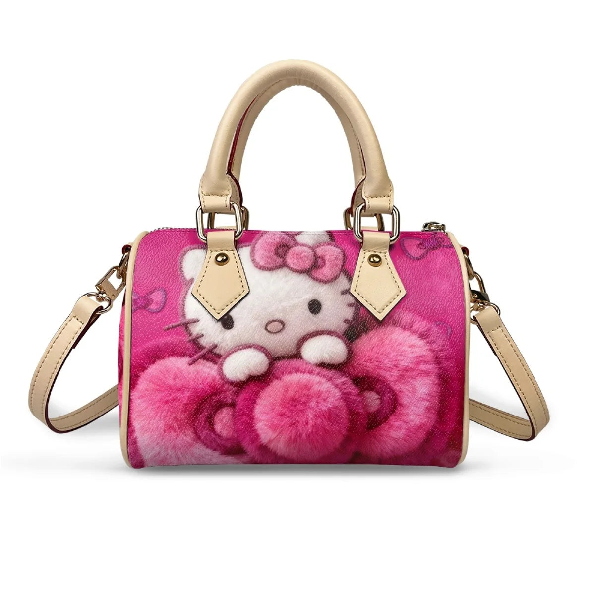 Anime Sanrio Ladies' Handbag, Tote Bag, Purse, Storage Bag, Fashionable Shoulder Bag, Customized Bag, Hello Kitty, Festive Gift